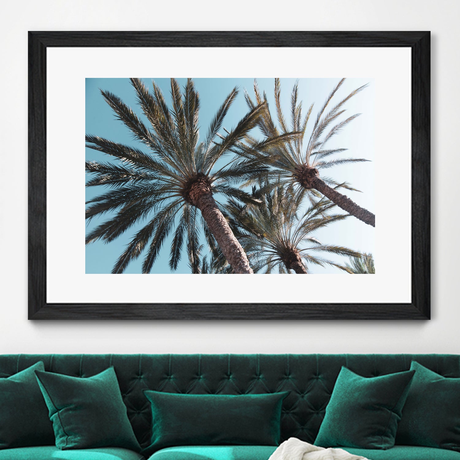 Palm Trees Bliss 1 by Anitas Bellas Art on GIANT ART - coastal