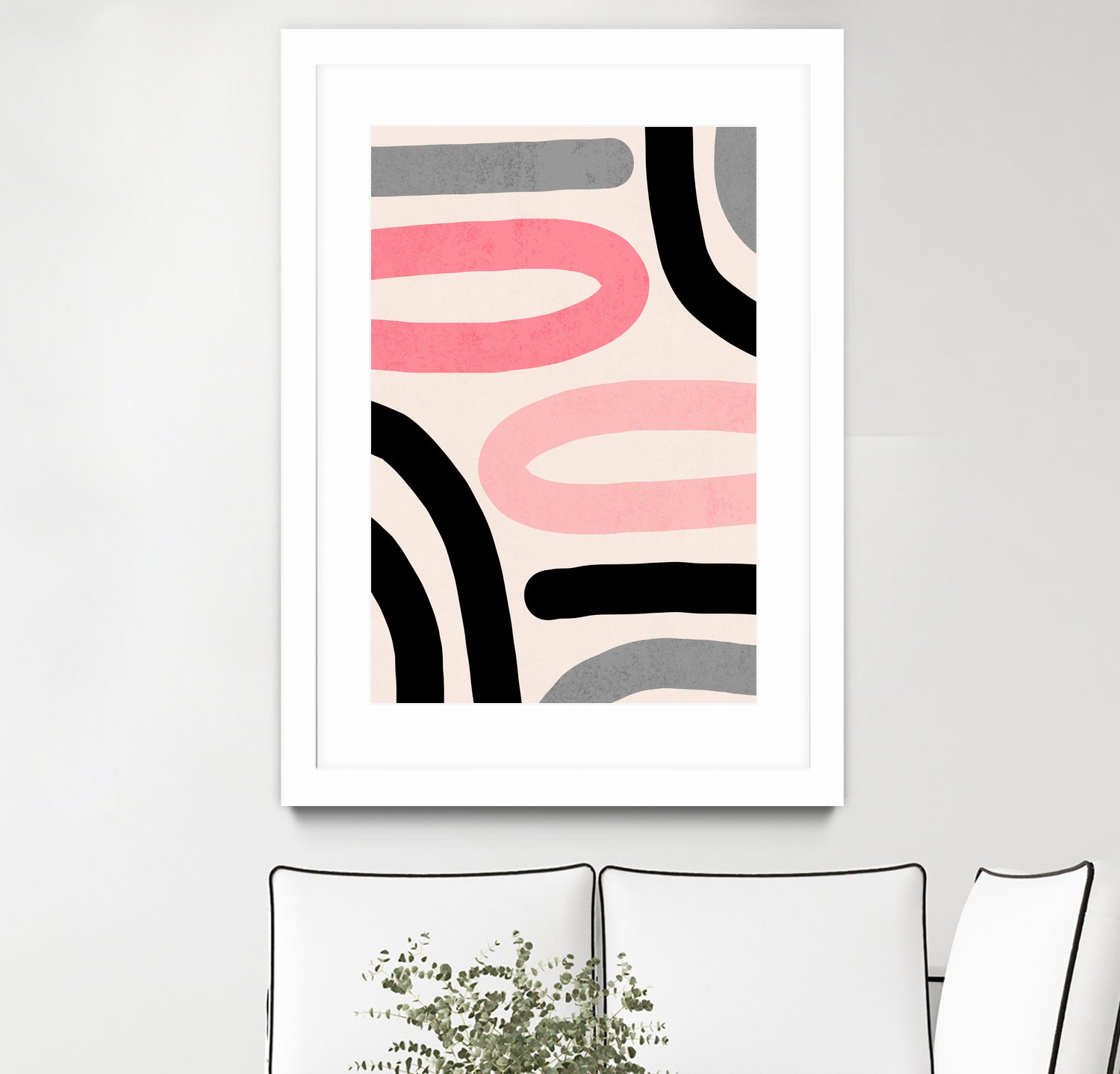 Two of a Kind by Iveta Angelova on GIANT ART - pink digital drawing