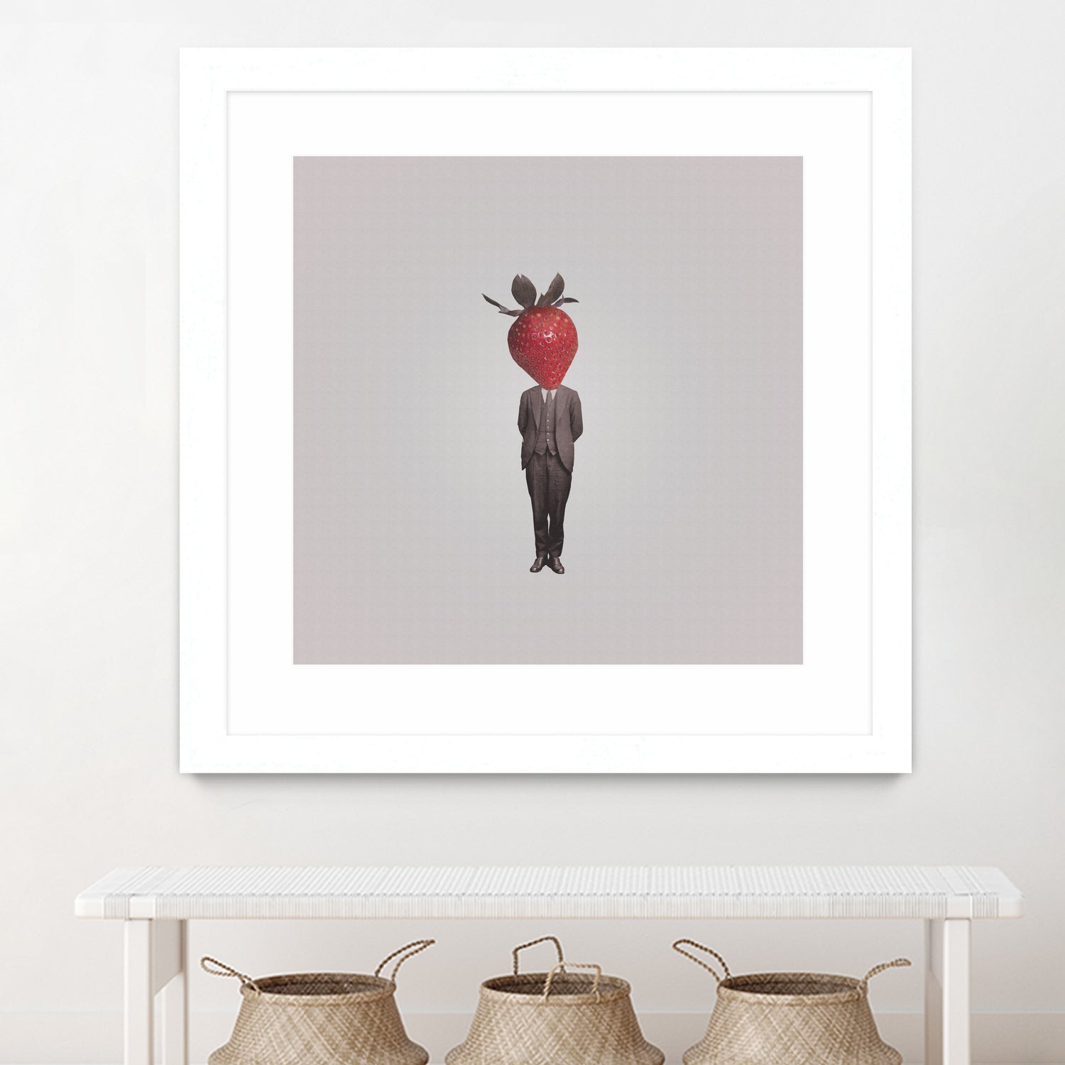 Strawberry Mugshot by Isa Valimaki on GIANT ART - red photo manipulation