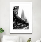 Chicago Train by Morten Holbein on GIANT ART - black photo illustration