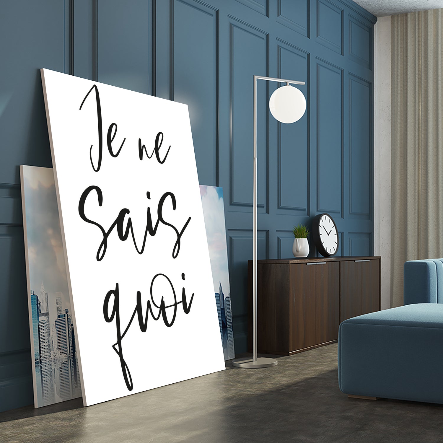 Je ne sais quoi by Anastasia Sawall on GIANT ART - black typography