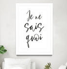 Je ne sais quoi by Anastasia Sawall on GIANT ART - black typography