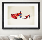 Walking Shadow, Hero by Jason Ratliff on GIANT ART - red photo illustration