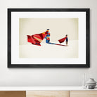 Walking Shadow, Hero by Jason Ratliff on GIANT ART - red photo illustration