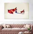 Walking Shadow, Hero by Jason Ratliff on GIANT ART - red photo illustration