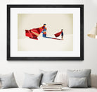 Walking Shadow, Hero by Jason Ratliff on GIANT ART - red photo illustration