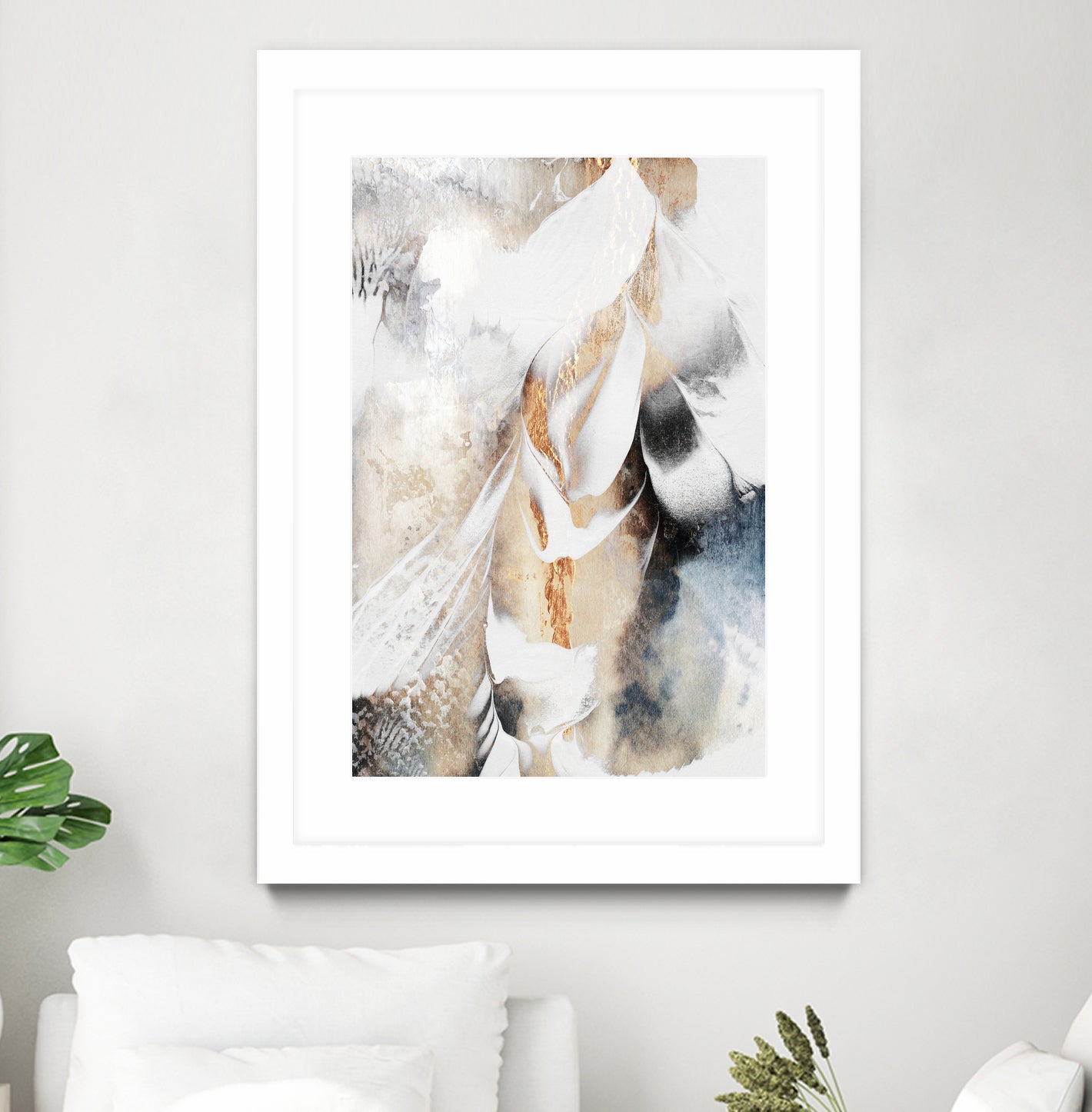 Soothe Your Soul by Elisabeth Fredriksson on GIANT ART - white mixed media