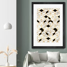 Midcentury Modern Marble Cubes by Christina Shek on GIANT ART - gray digital drawing