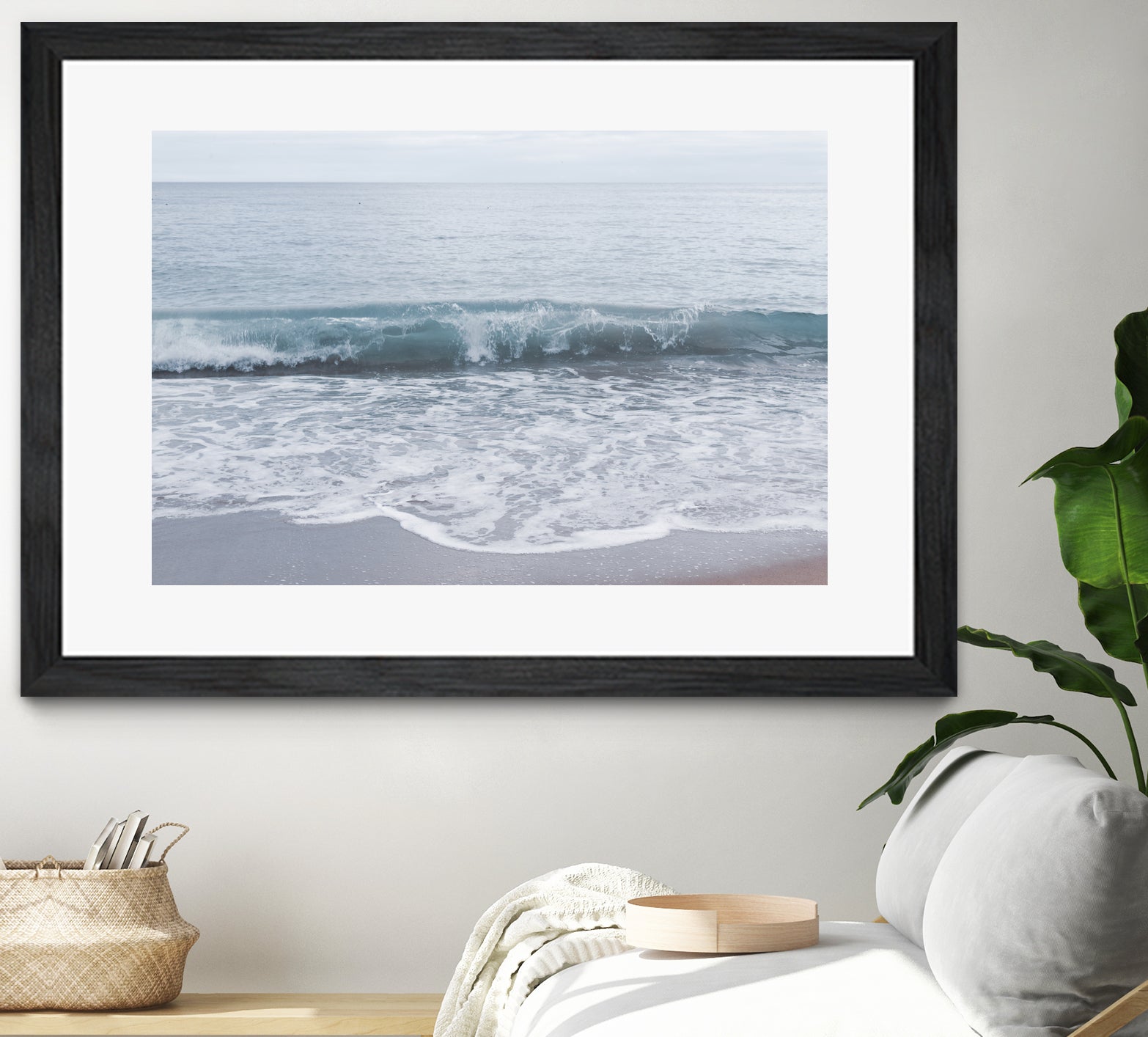 Pastel Atlantic Ocean Bliss 2 by Anitas Bellas Art on GIANT ART - blue coastal beach