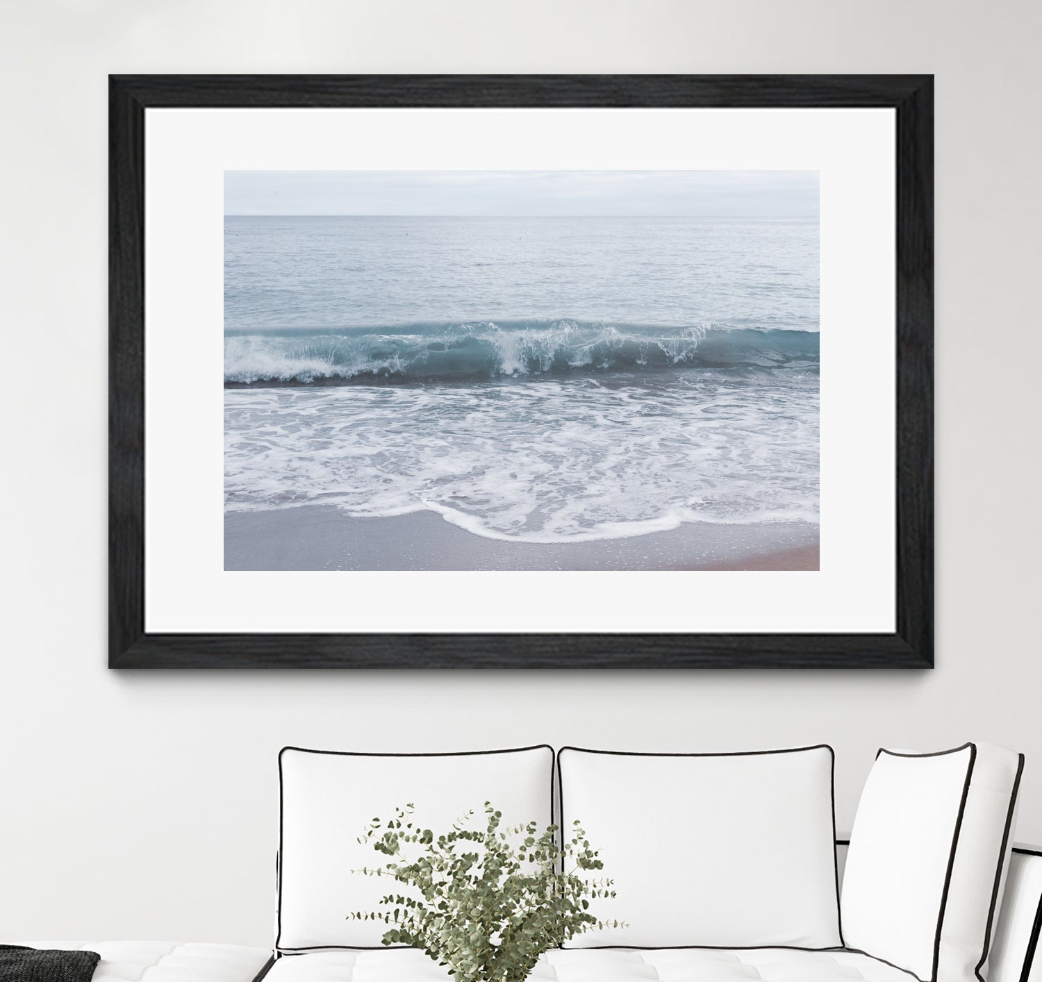 Pastel Atlantic Ocean Bliss 2 by Anitas Bellas Art on GIANT ART - blue coastal beach