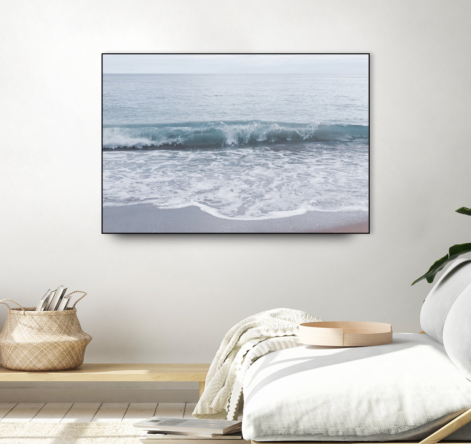 Pastel Atlantic Ocean Bliss 2 by Anitas Bellas Art on GIANT ART - blue coastal beach