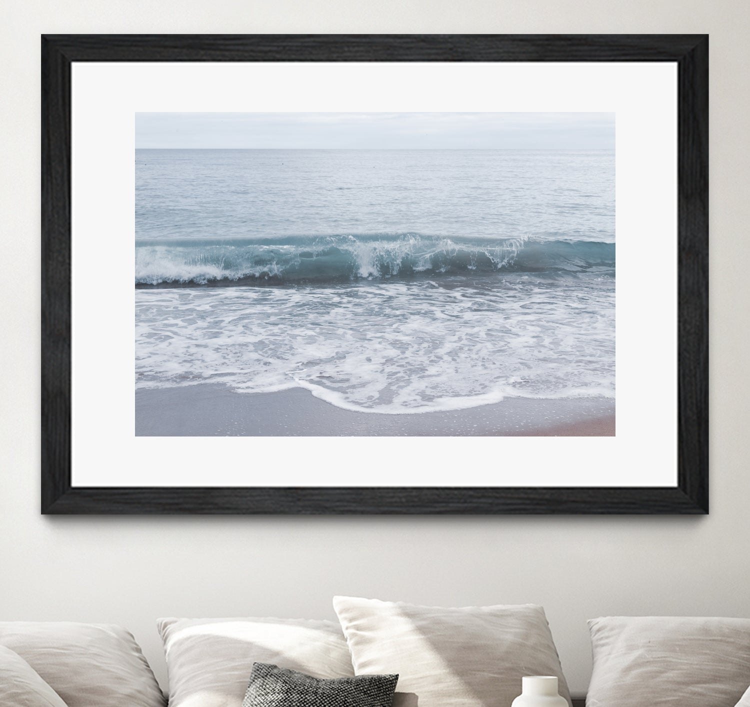 Pastel Atlantic Ocean Bliss 2 by Anitas Bellas Art on GIANT ART - blue coastal beach