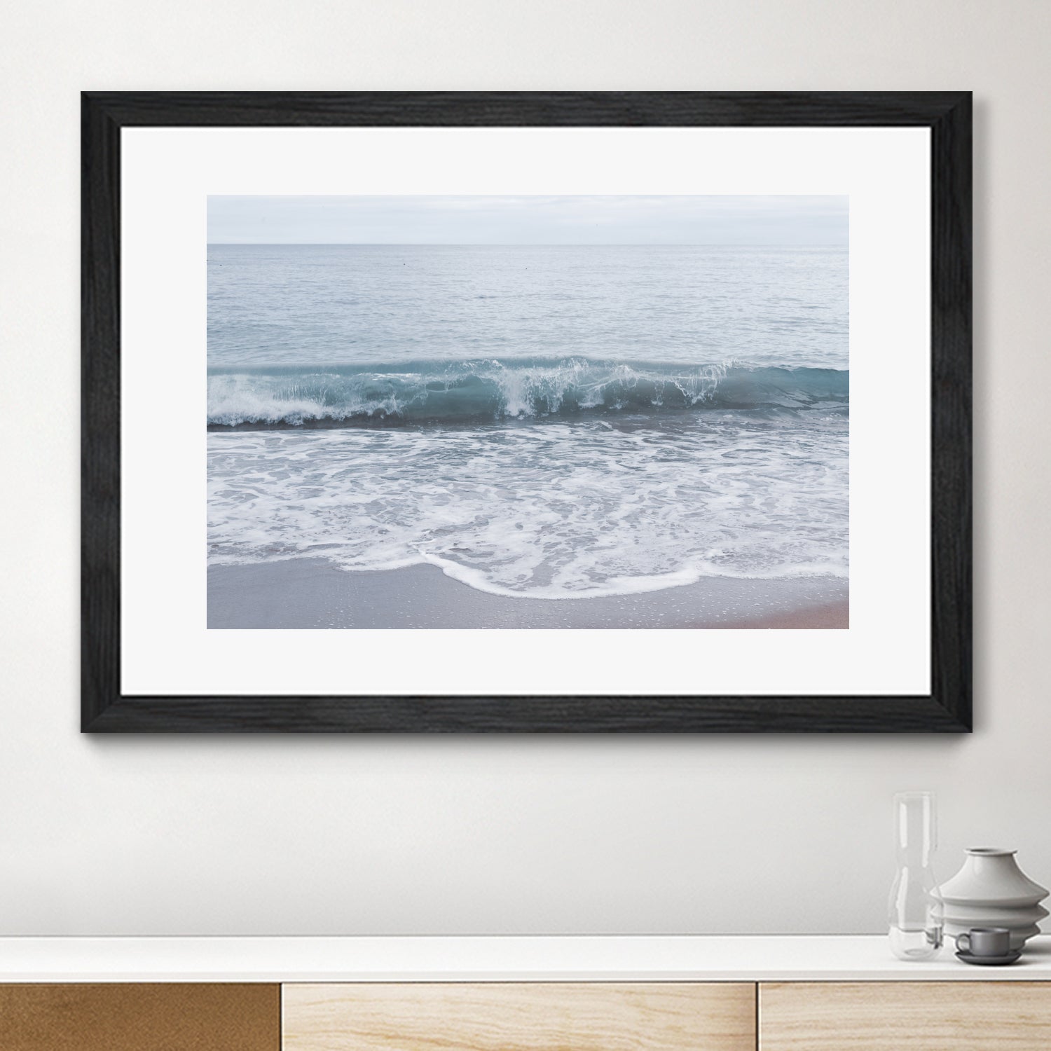 Pastel Atlantic Ocean Bliss 2 by Anitas Bellas Art on GIANT ART - blue coastal beach