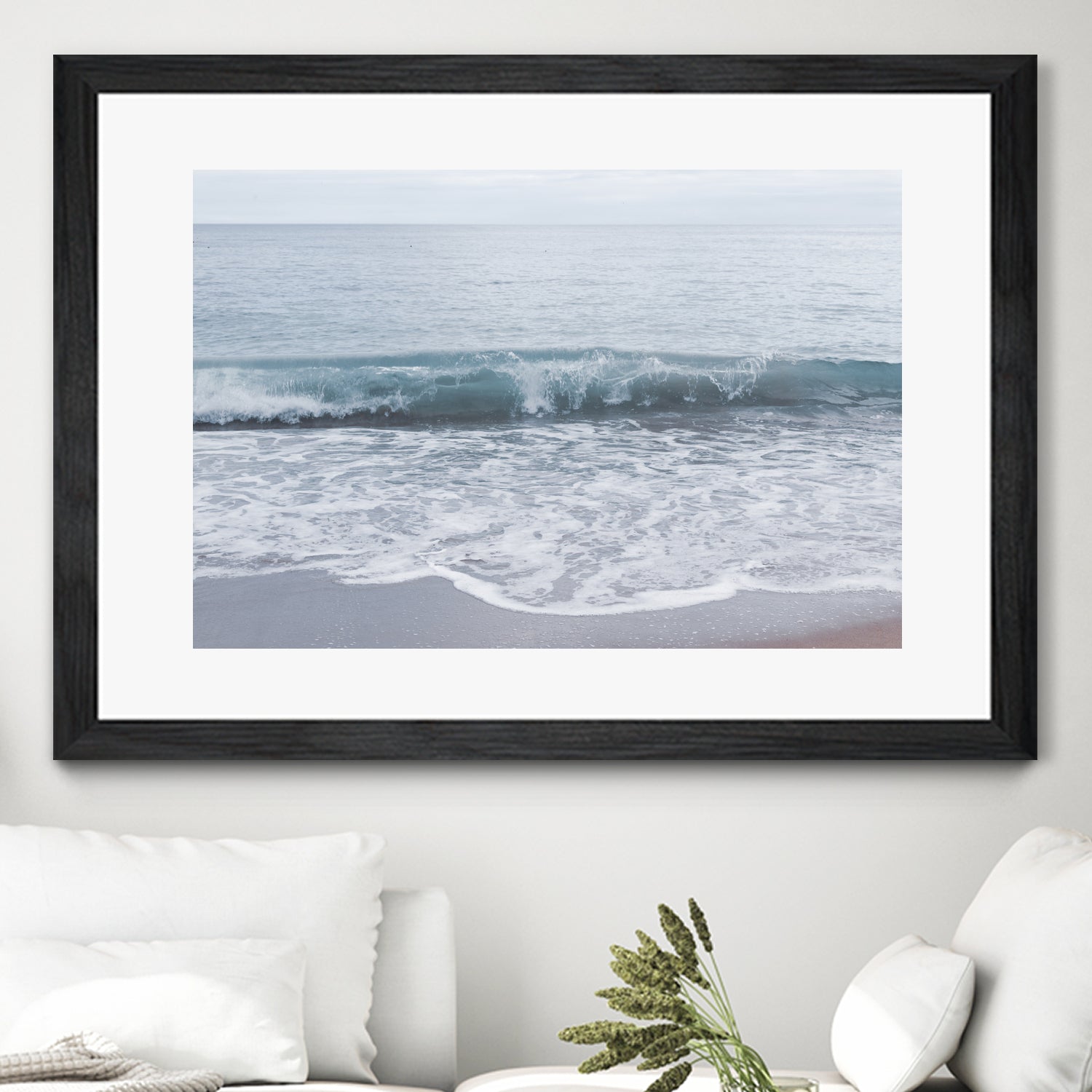 Pastel Atlantic Ocean Bliss 2 by Anitas Bellas Art on GIANT ART - blue coastal beach