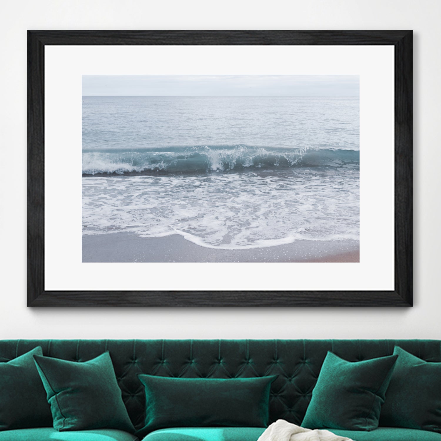 Pastel Atlantic Ocean Bliss 2 by Anitas Bellas Art on GIANT ART - blue coastal beach