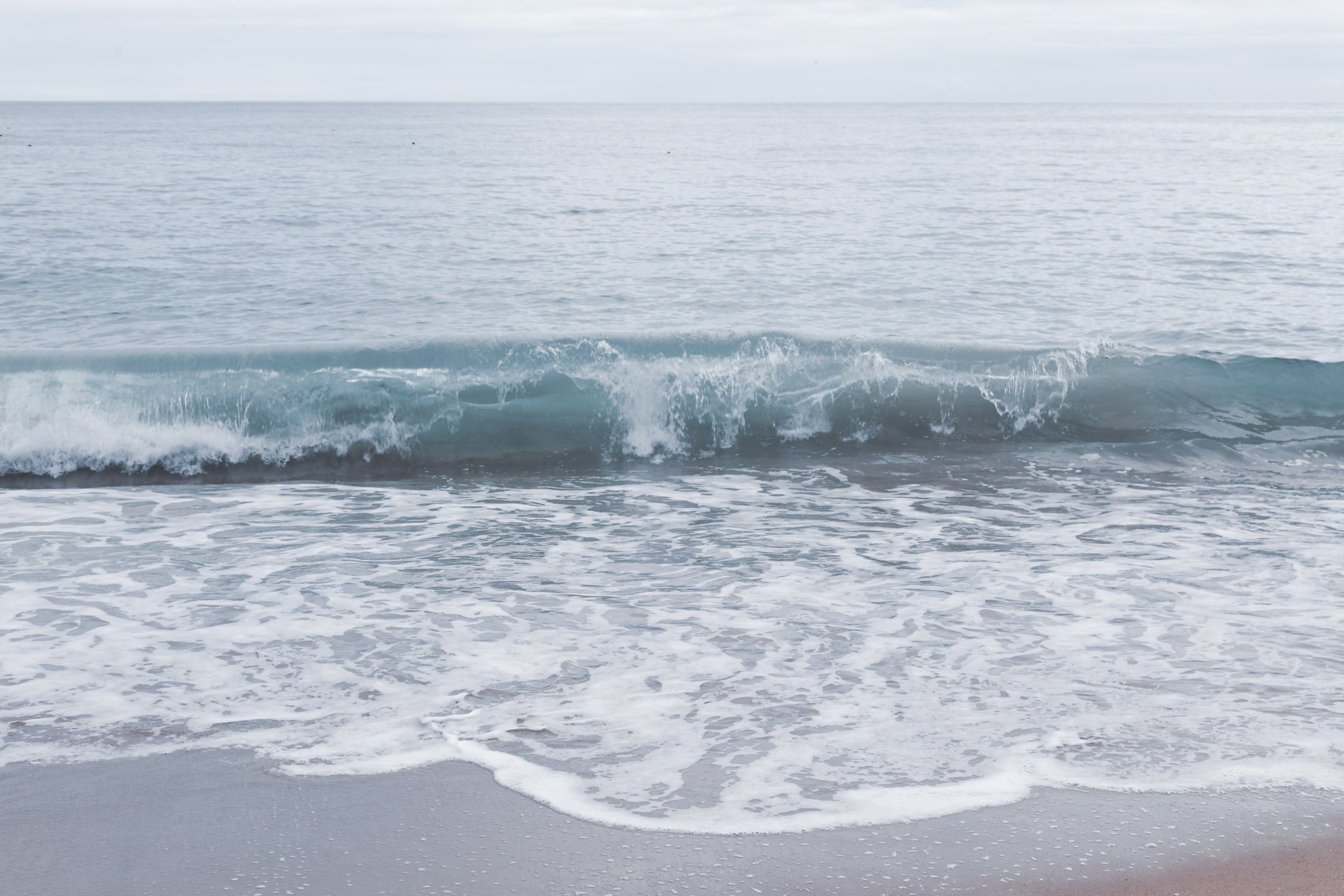 Pastel Atlantic Ocean Bliss 2 by Anitas Bellas Art on GIANT ART - blue coastal beach