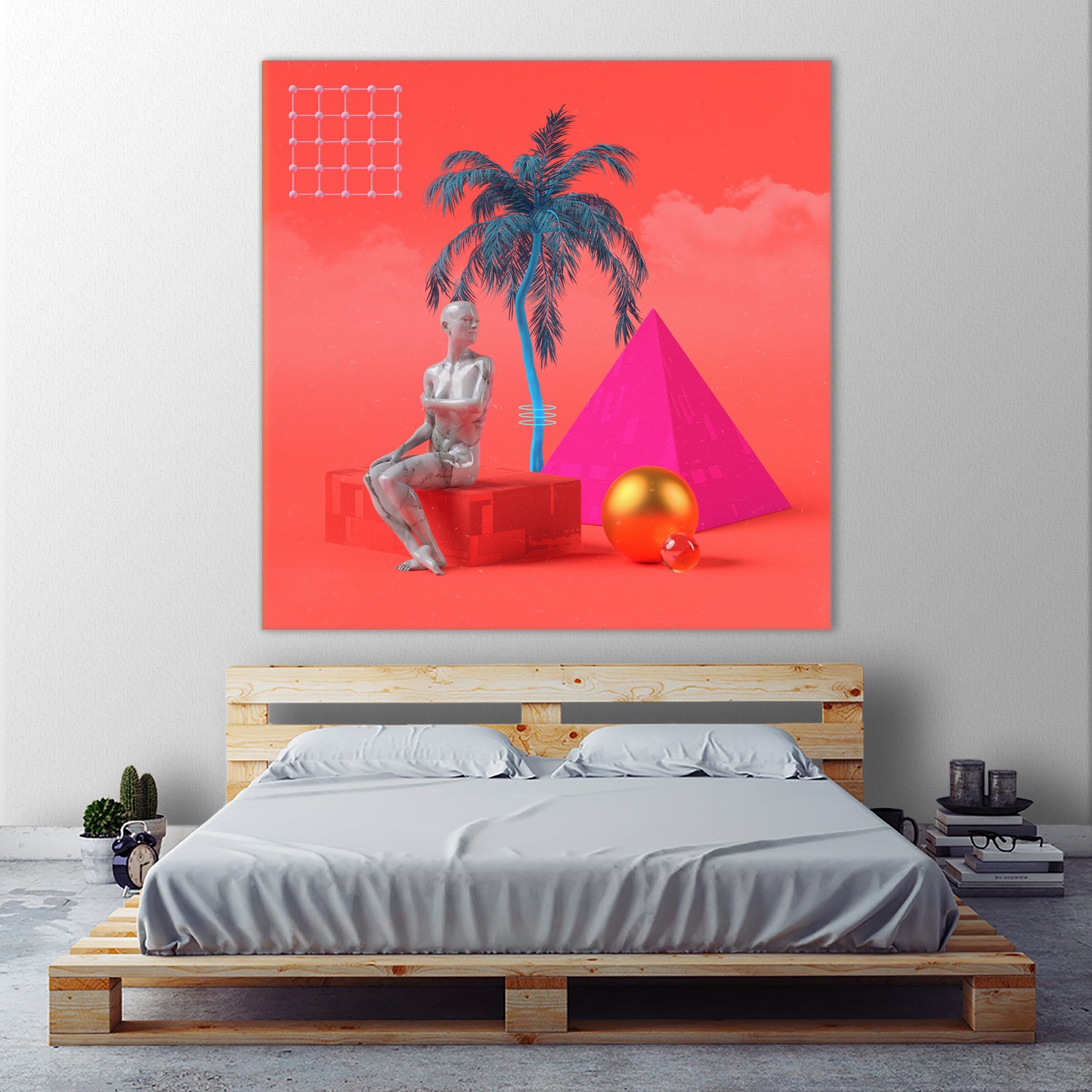 Summersun by Jorge Luis Miraldo on GIANT ART - pink 3d art