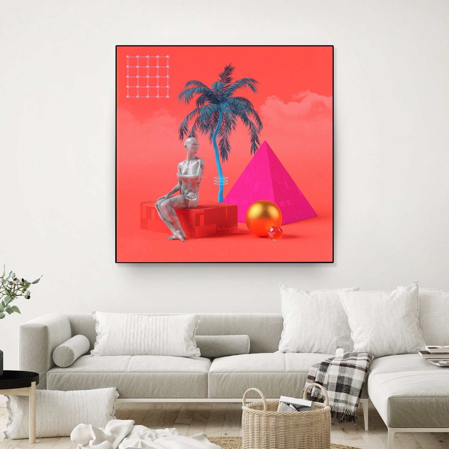 Summersun by Jorge Luis Miraldo on GIANT ART - pink 3d art