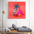 Summersun by Jorge Luis Miraldo on GIANT ART - pink 3d art