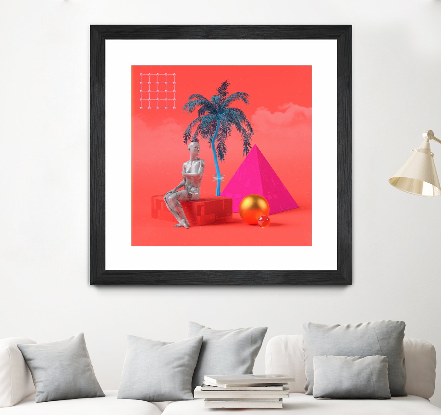 Summersun by Jorge Luis Miraldo on GIANT ART - pink 3d art