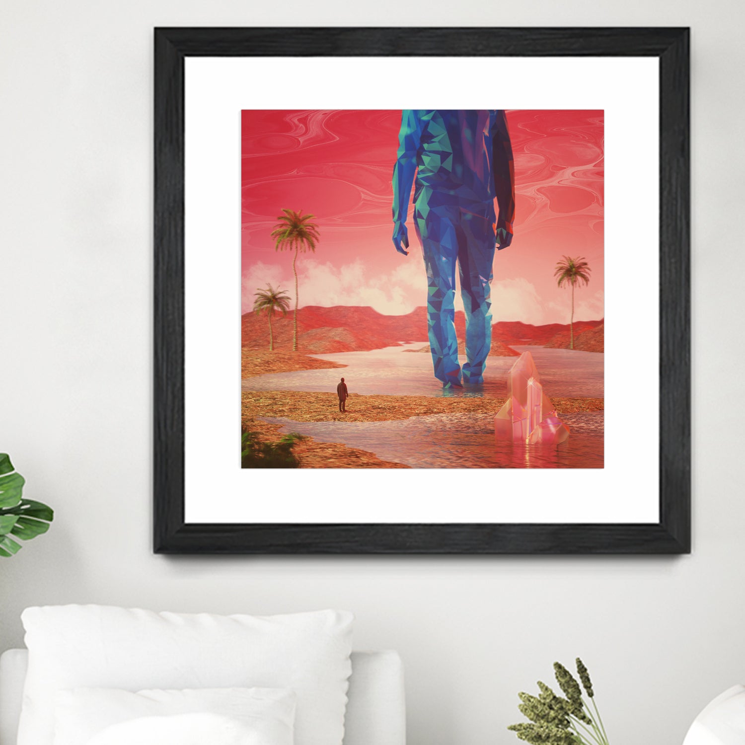 Selfscape Dream by Jorge Luis Miraldo on GIANT ART - red digital painting