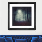 enchanted forest by Dirk Wüstenhagen on GIANT ART - blue digital painting