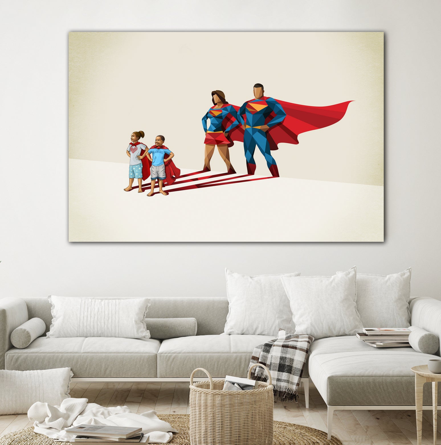 Family Traits by Jason Ratliff on GIANT ART - red digital painting