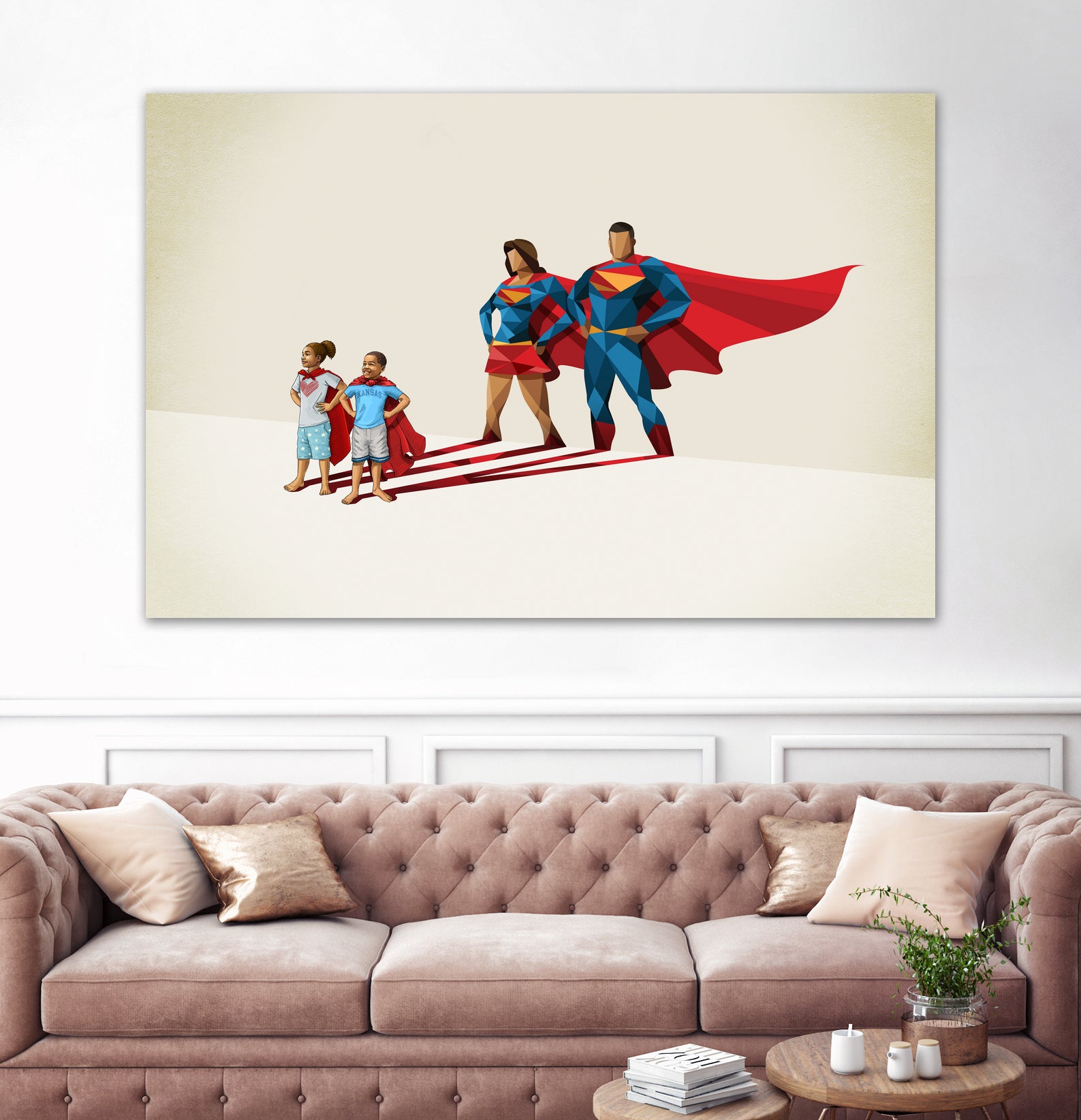 Family Traits by Jason Ratliff on GIANT ART - red digital painting