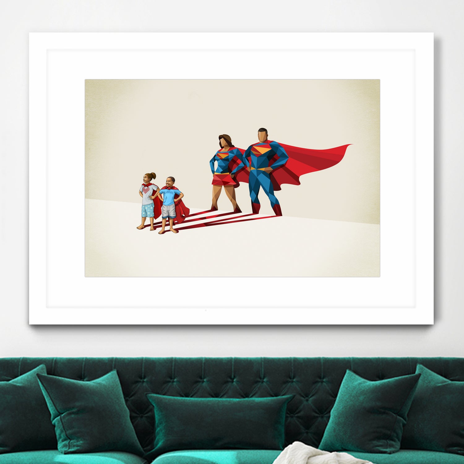 Family Traits by Jason Ratliff on GIANT ART - red digital painting