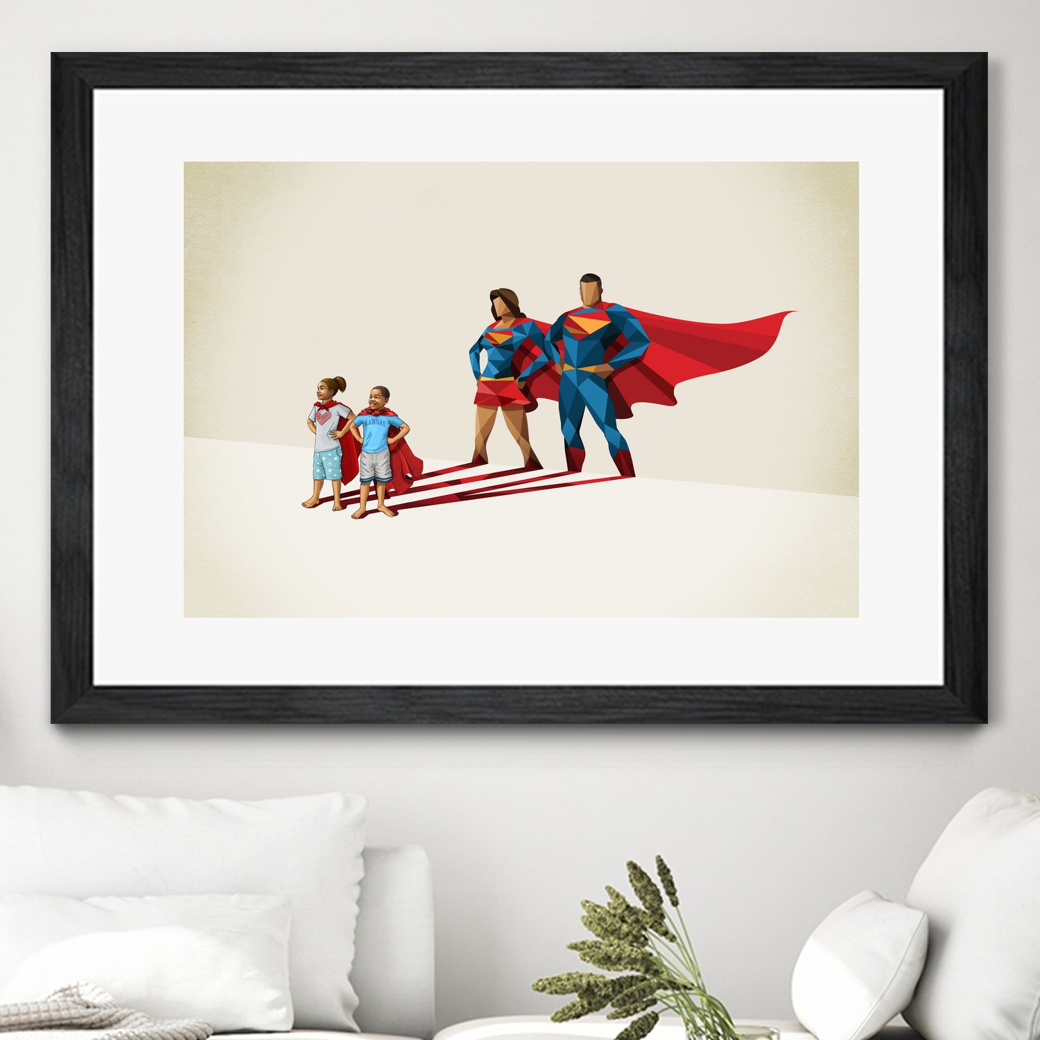 Family Traits by Jason Ratliff on GIANT ART - red digital painting