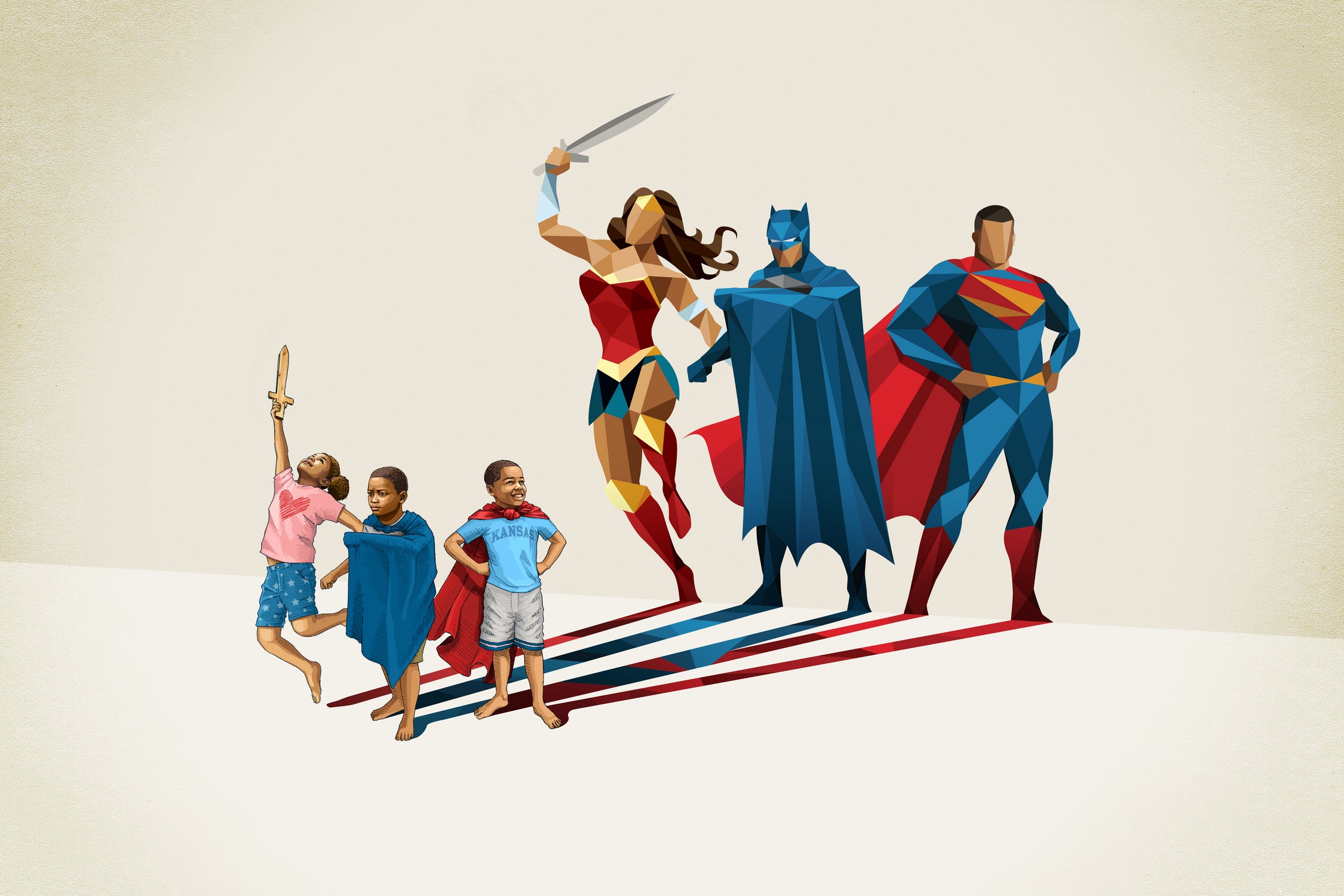 Trinity by Jason Ratliff on GIANT ART - red digital painting