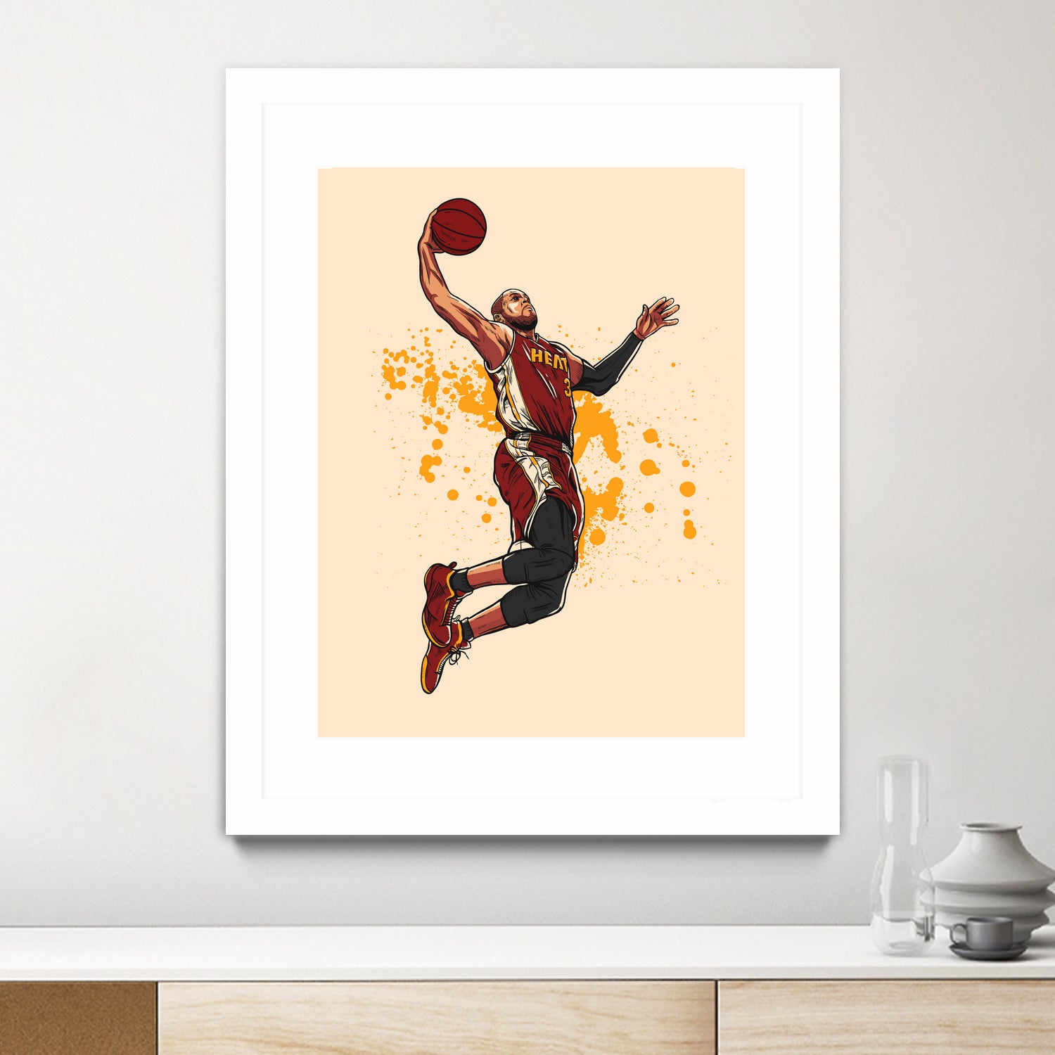 Dwayne Wade by Cearlson Vios on GIANT ART - black vector illustration