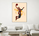 Dwayne Wade by Cearlson Vios on GIANT ART - black vector illustration