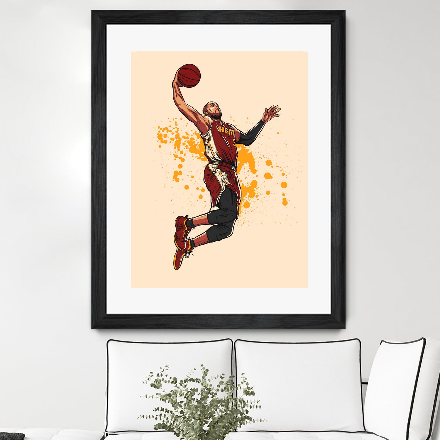 Dwayne Wade by Cearlson Vios on GIANT ART - black vector illustration