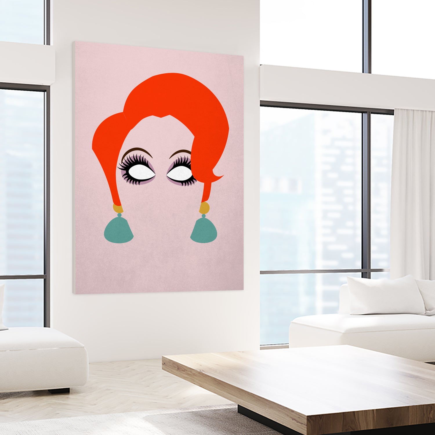 Madame Medusa by Giovanna Mariath on GIANT ART - pink digital drawing