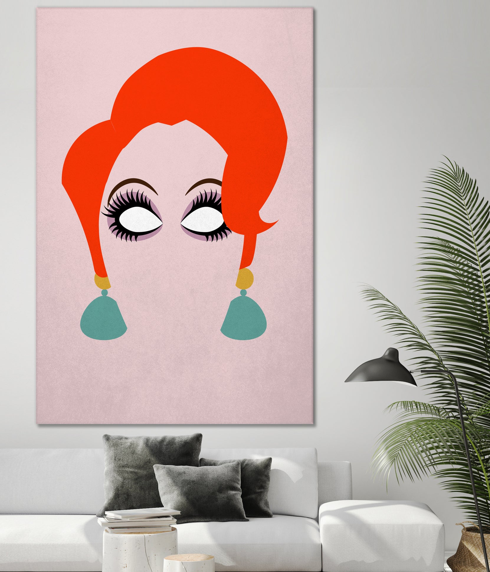 Madame Medusa by Giovanna Mariath on GIANT ART - pink digital drawing