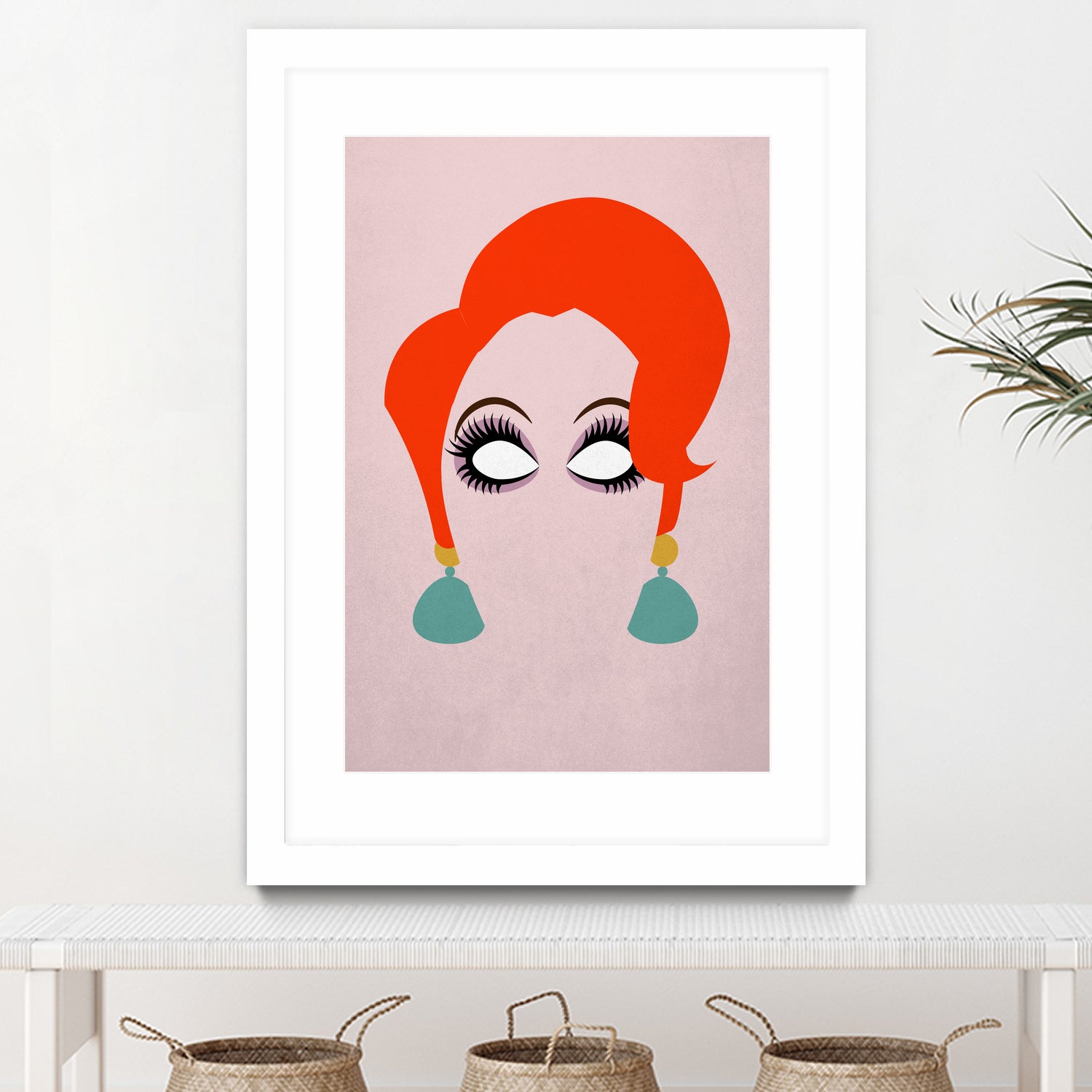 Madame Medusa by Giovanna Mariath on GIANT ART - pink digital drawing