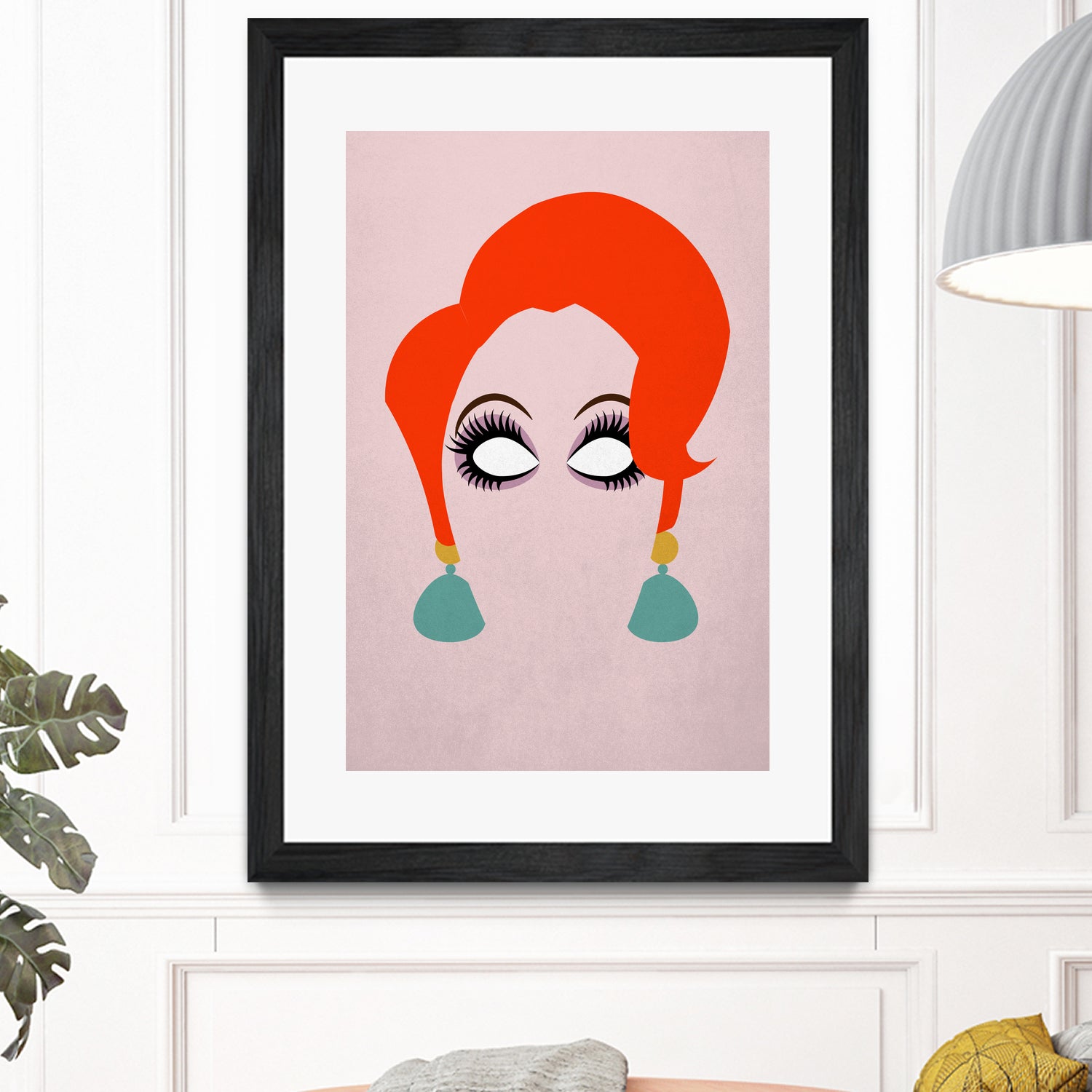 Madame Medusa by Giovanna Mariath on GIANT ART - pink digital drawing