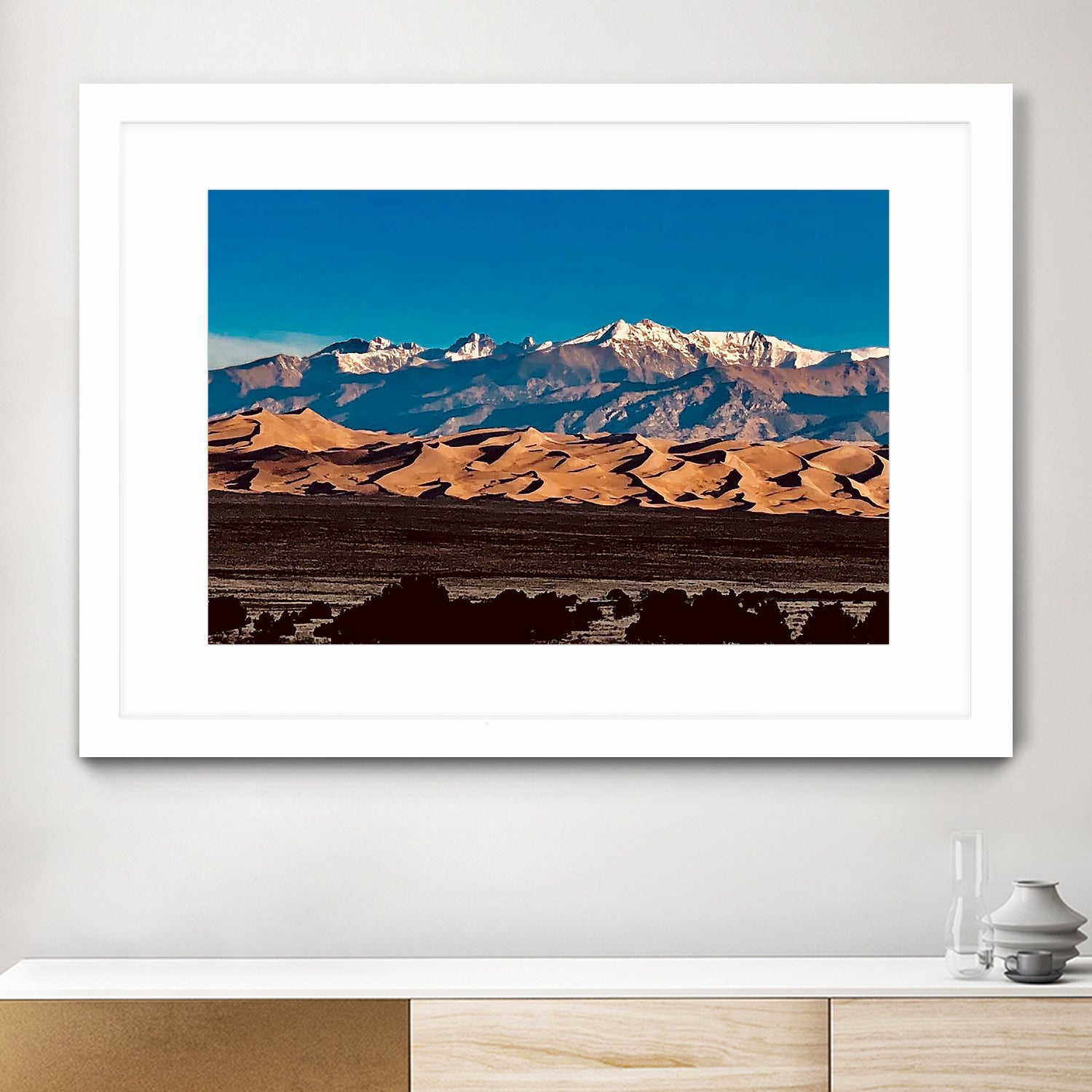 Sand Dunes Early Morning by Tim Loomis on GIANT ART - blue photo manipulation