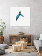 Dark as Knight by Jason Ratliff on GIANT ART - blue vector illustration