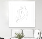 SACRAMENT - single line art by Andrew Strugallo on GIANT ART - white vector illustration