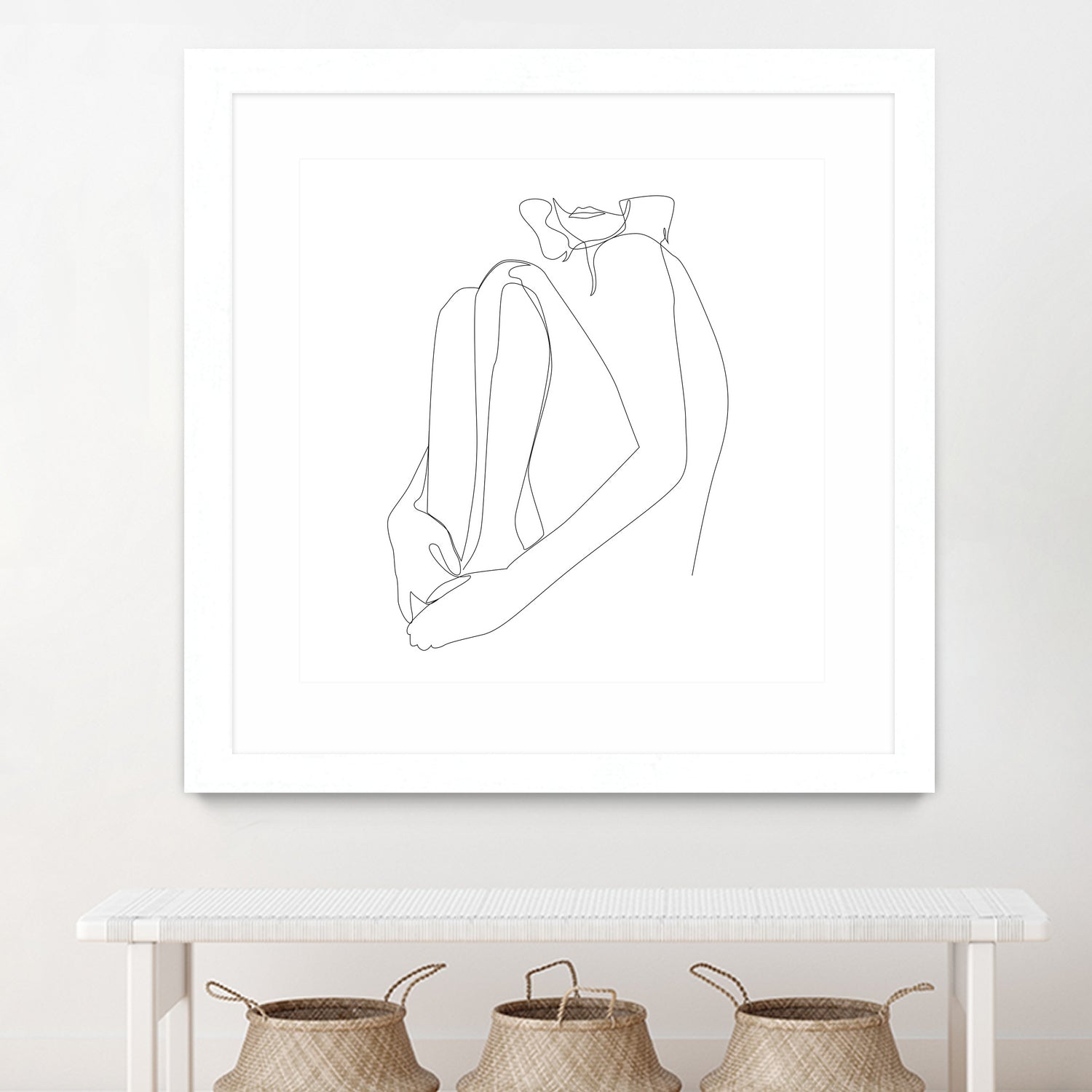 SACRAMENT - single line art by Andrew Strugallo on GIANT ART - white vector illustration