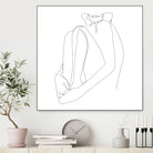 SACRAMENT - single line art by Andrew Strugallo on GIANT ART - white vector illustration