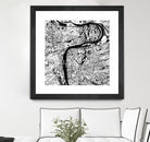 Prague map white by Javier Ruiz on GIANT ART - white digital drawing