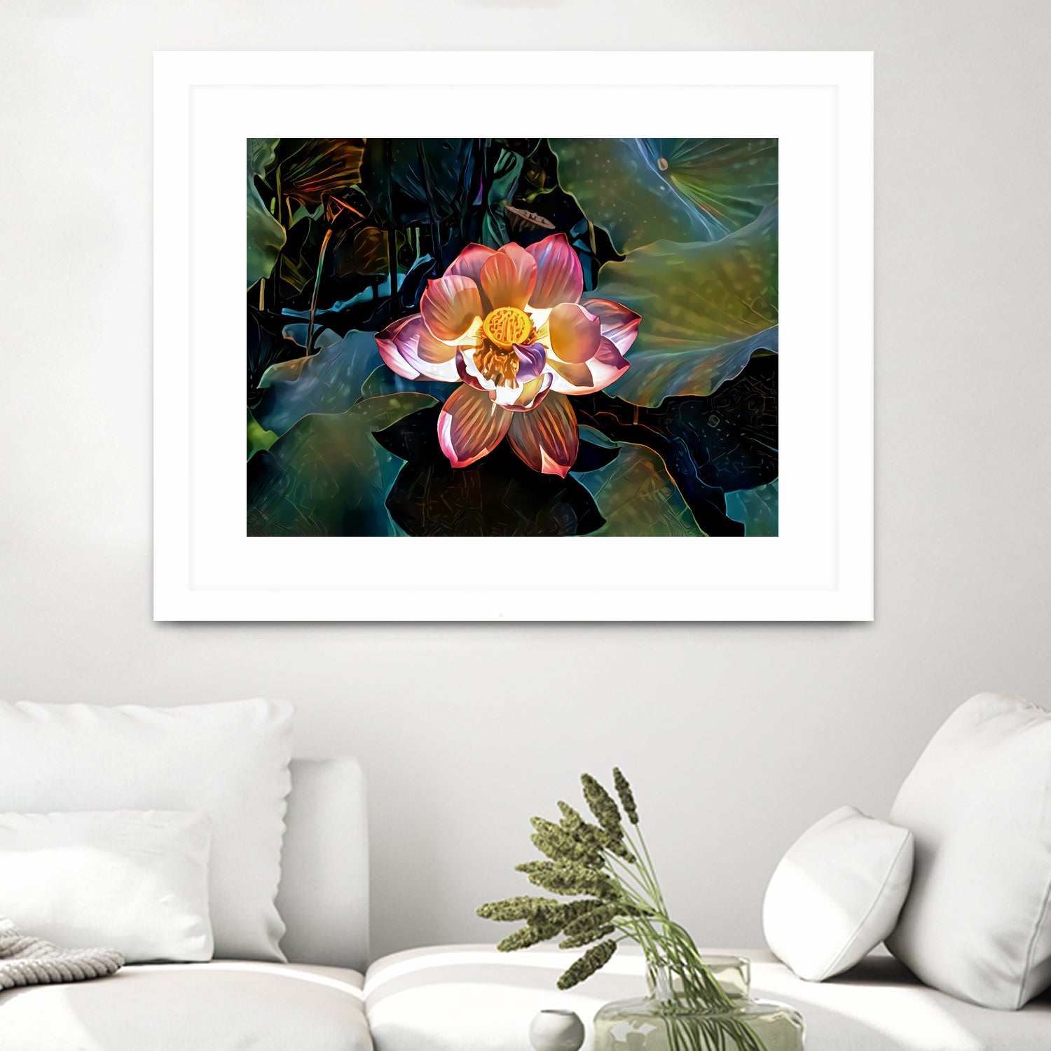 Nelumbo nucifera by Svetlana Eremenko on GIANT ART - pink digital painting