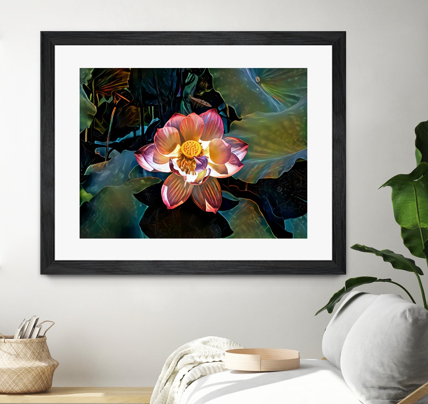 Nelumbo nucifera by Svetlana Eremenko on GIANT ART - pink digital painting