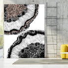 Yin Yang Agate Glitter Glam #1 #gem #decor #art by Anita & Bella Jantz on GIANT ART - white photo illustration