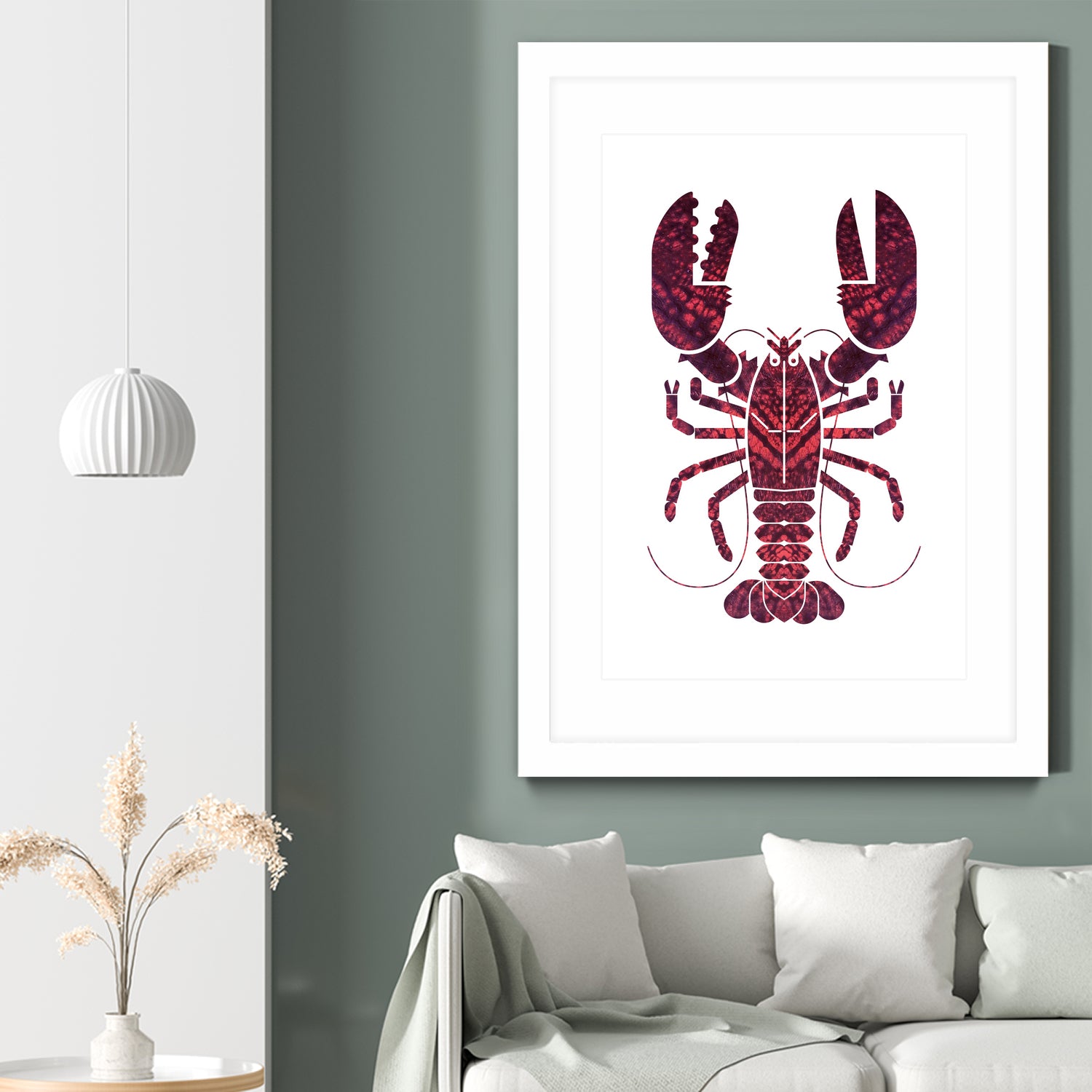 American Lobster by Scott Partridge on GIANT ART - red vector illustration