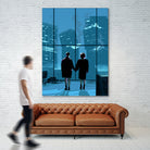 Fight Club by Nikita Abakumov on GIANT ART - blue digital painting