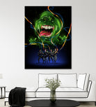 Ghostbusters by Nikita Abakumov on GIANT ART - black digital painting